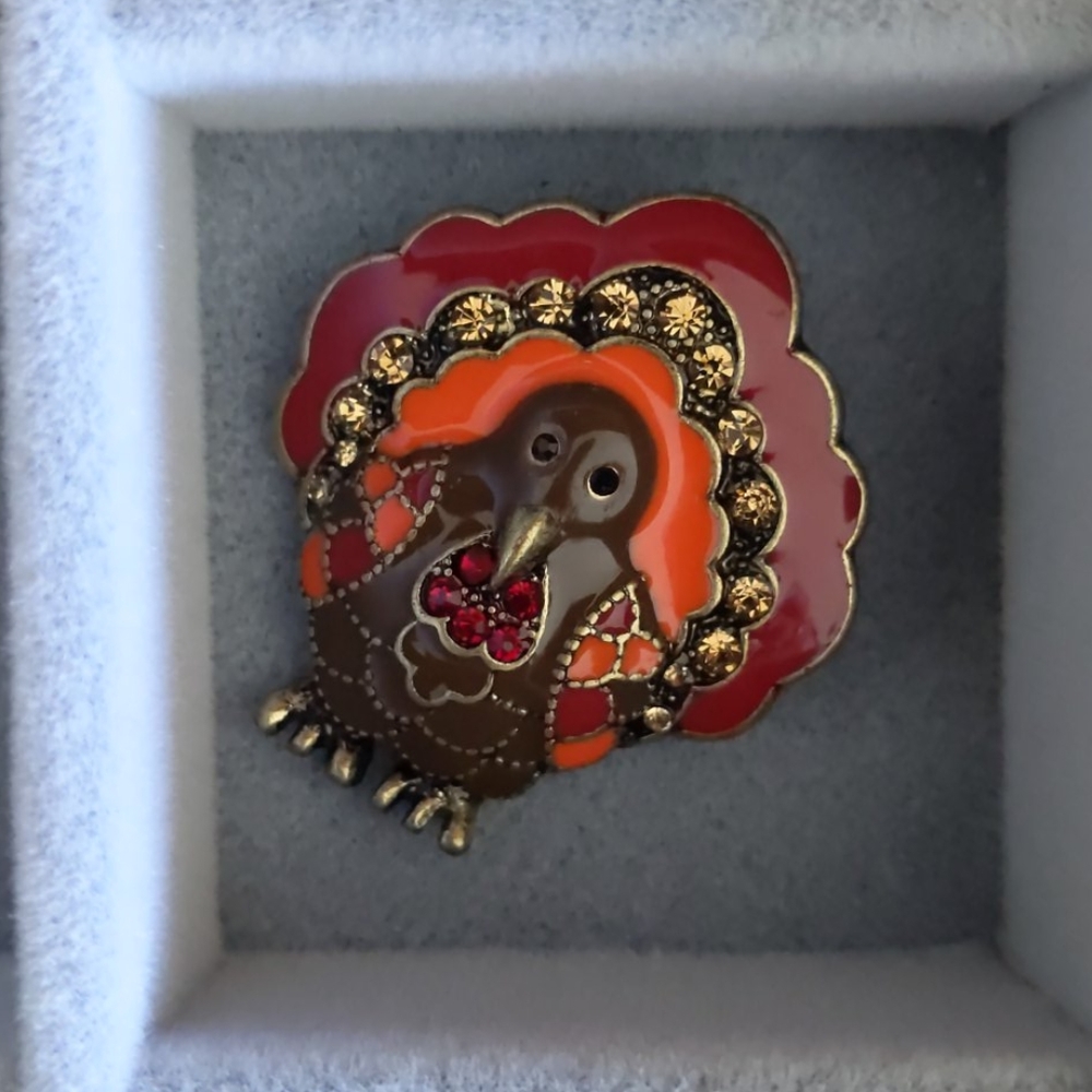 Turkey Talbot's Brooch NWOT